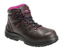 Avenger Women's 6-inch Framer Steel Toe Waterproof Work Boots Brown - A7125