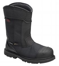 Avenger Men's 8" Hammer Carbon Composite Toe EH PR Waterproof Wellington Work Boot Black - A7801