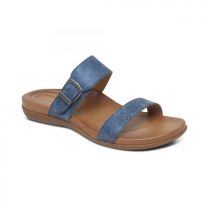 Aetrex Women's Mimi Navy Adjustable Water-Friendly sandal - AE215W