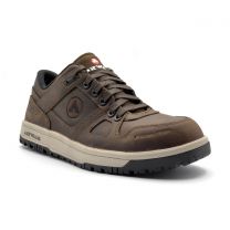 AIRWALK SAFETY Men's Mongo Composite Toe Work Shoe Chocolate Brown - AW5020