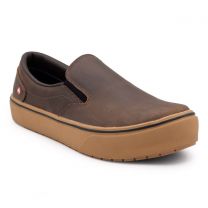 AIRWALK SAFETY Men's Venice Slip-On Composite Toe EH Work Shoe Buffalo Grazy Horse/Gum Leather - AW7002