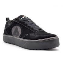 AIRWALK SAFETY Men's Phat A Composite Toe ESD Work Shoe Black Leather - AW7305