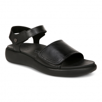 Vionic Women's Awaken Recovery Sandal Black Leather - I8710L1001