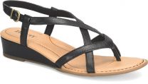 Born Women's Sibyl Sandal Nero (black) Full Grain - BR0055703