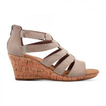 Rockport Women's Briah Gladiator New Taupe Sandal - VJ44-JTA69