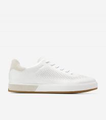 Cole Haan Men's GrandPro Angleace Sneakers Optic White/Silver Birch/Optic White - C39791