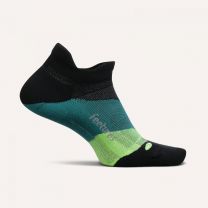 Feetures Unisex Elite Light Cushion No Show Tab Socks Bust Out Black - E505582