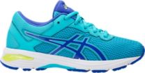 ASICS Kids' GT-1000 6 GS Running Shoes Aquarium/Blue Purple/Lime - C740N.3948