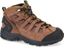 CAROLINA Men's 5" Quad Carbon Composite Toe Waterproof Hiker Work Boot Dark Brown - CA4525