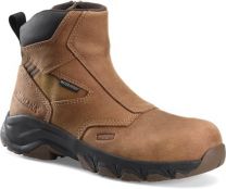 CAROLINA Men's Subframe Composite Toe Waterproof Side-Zip Work Boot Dark Brown - CA5550