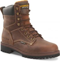 CAROLINA Men's 8" Silvanus Steel Toe Waterproof Work Boot Brown - CA8585