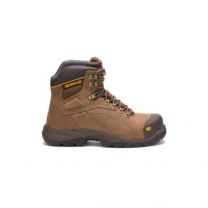 Caterpillar Men's Diagnostic Hi Waterproof Thinsulate™ Steel Toe Work Boot Dark Beige - P89940