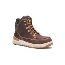 CATERPILLAR WORK 6" Men's Impact Waterproof Carbon Composite Toe Work Boot Friar Brown - P91402