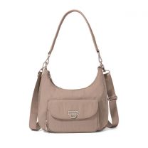 Baggallini Coastal Flip Lock Half Moon Bag Moonrock - CHM972-B0283