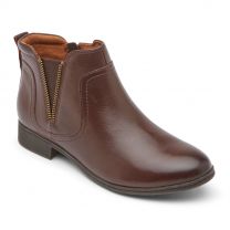 Cobb Hill Women's Crosbie Gore Boot Brown Leather - ML05786-JBR41 (CI9331)