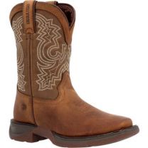 Durango Unisex Big Kids' 8" Lil' Rebel™ by Durango Western Boot Sable Brown - DBT0239Y