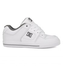 DC Shoes Unisex Kids' Pure Slate Shoes White/Grey - DC01783112-WHTGRY
