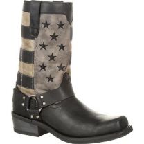 Durango Men's Black Faded Flag Motorcycle Harness Boot