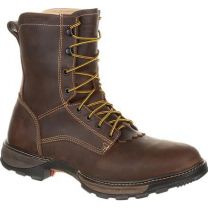DURANGO WORK Men's 8" Maverick XP™ Soft Toe Waterproof Lacer Work Boot Oiled Brown - DDB0174