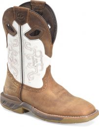 Double-H Boots Men's 11" Aeon Composite Toe EH Work Boot Dark Brown/White - DH5426