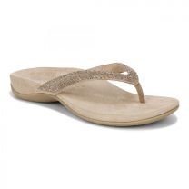 Vionic Women's Dillon Shine Toe Post Sandals Champagne Rhinestone - I8006F1250