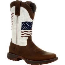 Durango Lady Women's Distressed Flag Embroidery Western Boot