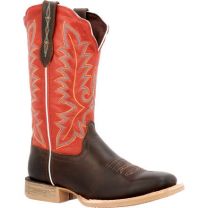 Durango Women's 12" Lady Rebel Pro™ Pull On Western Boot Hickory/Chili Pepper - DRD0444