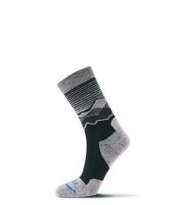 FITS Socks Unisex Light Hiker Reflection Crew Black - F1061-007