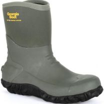 GEORGIA BOOT Men's 10" Soft Toe Waterproof Mid Rubber Work Boot Green - GB00231