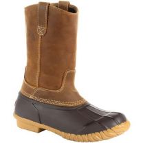 Georgia Boot Unisex 10" Marshland Pull-On Duck Boot Brown - GB00276