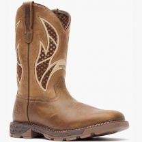 GEORGIA BOOT Men’s 11” Carbo-Tec FLX Pull-on with InsulKul™ Soft Toe Work Boot Brown Tan - GB00703