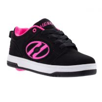 HEELYS Unisex Kids' Voyager Wheeled Shoe Black/Pink - HE100714H