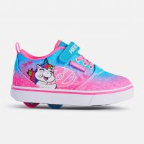 Heelys Girls' Pro 20 x2 Shoes Cyan/Neon Pink/White - HE101626K-CYPKWH