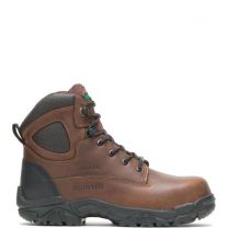 HYTEST Men's 6" Apex Waterproof Puncture Resistant Composite Toe Work Boot Brown - K12481