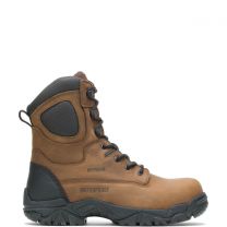 HYTEST Unisex 8'' Apex Composite Toe PR Waterproof Insulated Work Boot Brown - K14481