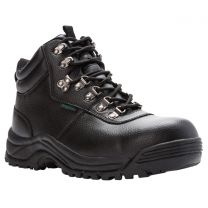 Propet Men's Shield Walker Composite Toe Waterproof Work Boot Black - MBU002LBLK