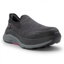 MEGAComfort Women's Ergo Delta Composite Toe Work Shoe Black/Fuchsia - MC125