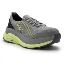 MEGAComfort Women's Ergo Europa Composite Toe Work Shoe  Grey/Matcha - MC155