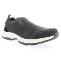 Propet Men's Cash Slip-On Shoe Dark Grey Suede - MCX104SDGR