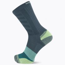Merrell Unisex Trail Runner Cushioned Crew Socks Heathered Denim (1 pair) - MEA33727C1B4001-HDENM