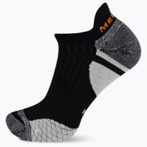 Merrell Unisex Trail Running Cushioned Low Cut Tab Socks Black (1 pair) - MEA33728T1B4001-BLACK
