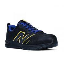 NEW BALANCE SAFETY Men's Evolve Alloy Toe Work Shoe Black/Blue/Yellow - MIDEVOLBL