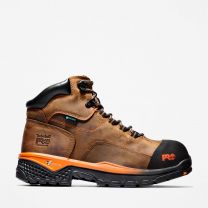 Timberland PRO Men's 6" Bosshog Composite Toe Puncture Resistant Waterproof Work Boot Brown/Orange - TB1A1XK1214