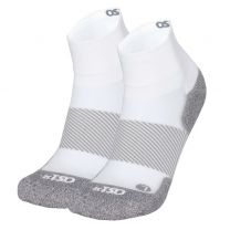 OS1st Unisex Active Comfort Quarter Crew Socks White - OS1-10044W
