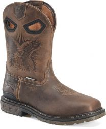 Phantom Rider Men's 11" Dustie Composite Toe Waterproof Roper Work Boot Brown - PH5030