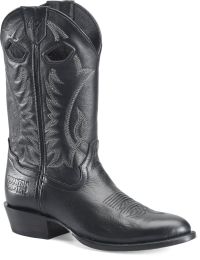 Phantom Rider Men's 11" Corvus  Roper Western Boot Black - PH5047