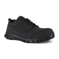 Reebok Work Men's Sublite Cushion Composite Toe EH Athletic Work Shoe Black - RB4051