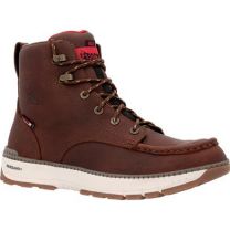 ROCKY WORK Men's 6" Rebound Wedge Composite Toe Waterproof Work Boot Tobacco - RKK0435