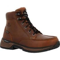 ROCKY WORK Men's 6" Treadflex Waterproof Soft Toe Work Boot Crazy Horse - RKK0466