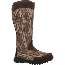ROCKY WORK Women’s 16” Spike Waterproof Soft Toe Snake Boot Mossy Oak Bottom Land - RKS0663